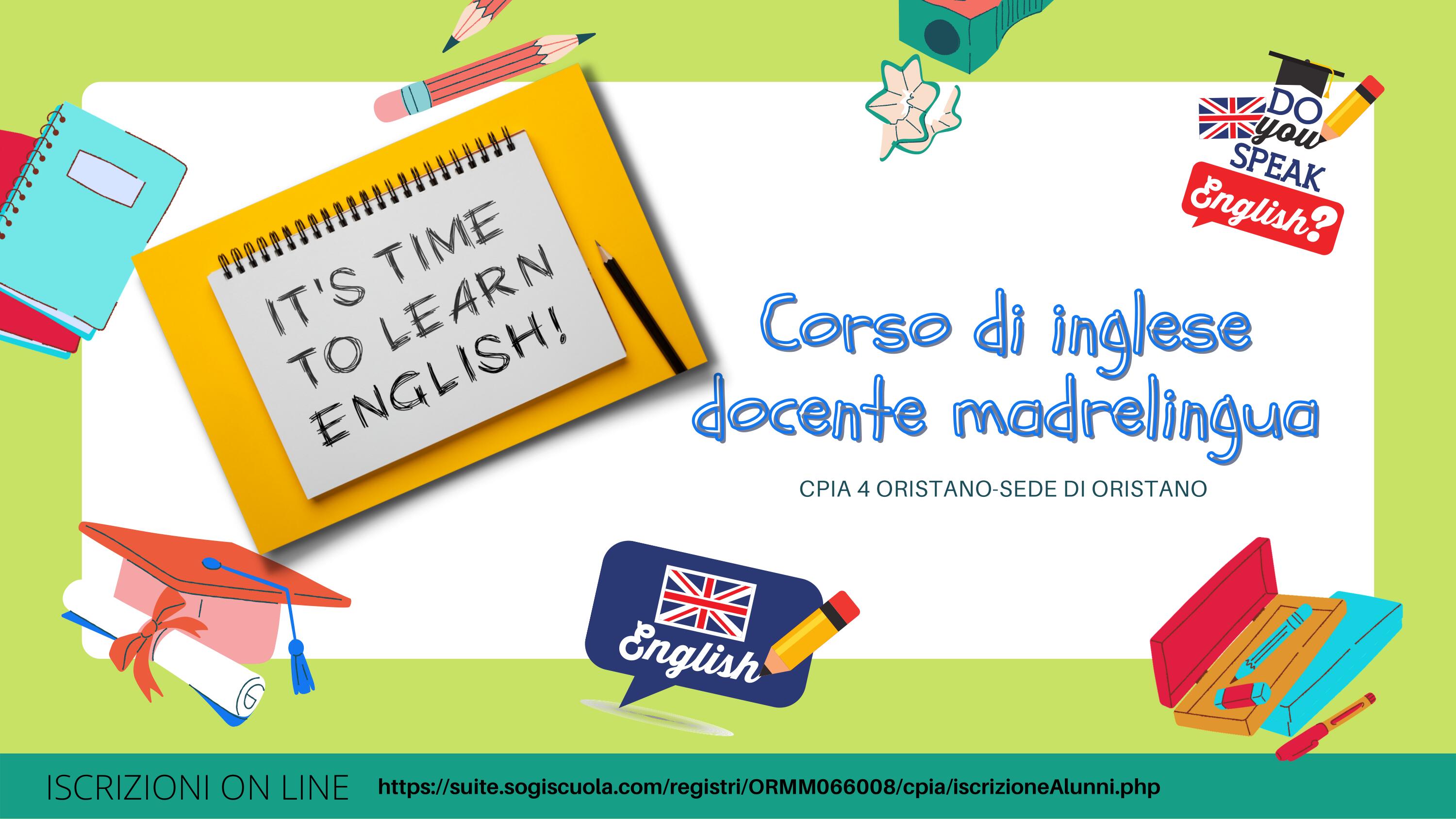 inglese madrelingua oristano